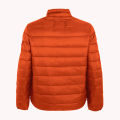 Orange Colour Puffer Down Jacket Warm For Men. 