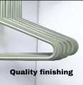 Hangers – Plastic Hanger - Hangers for Clothes - Good Quality Pack of 12 Large Grey Plastic Hangers. 