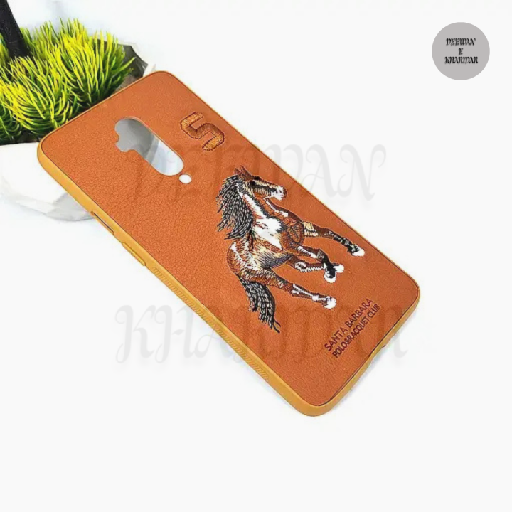 OnePlus 7 Pro POLO Leather Back Cover – Horse Embroidered Slim Luxury ...