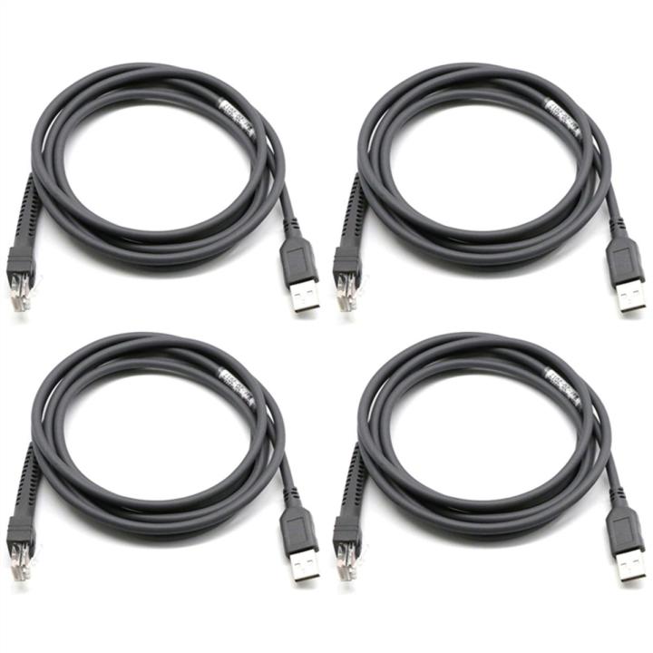 4X Scanner Data Cable LS2208 AP LS4208 DS9208 Barcode Scanner USB Port Data Cable