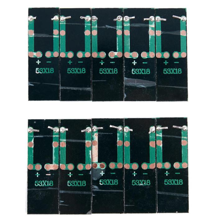 10Pcs Mini Solar Panel 0.5V 100mA Solar Cells Photovoltaic panels