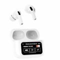 A9 pro Touch Screen Wireless airpods ANC with HD display Gaming mode For pubg And High Sound Qulaity Bass Earbuds Headphones Hedset  ANC Wireless Earbuds With Bluetooth 5.0, LCD Display, Super Bass And Pop-Up Feature. 