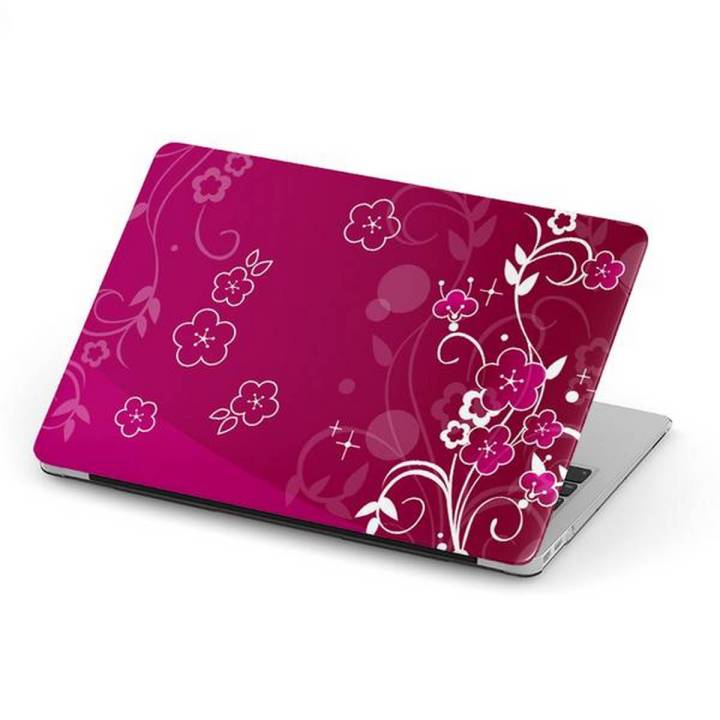 Dark Pink Background laptop back cover vinyl skin 12 13 14 15.6 inch for all laptop skin sticker