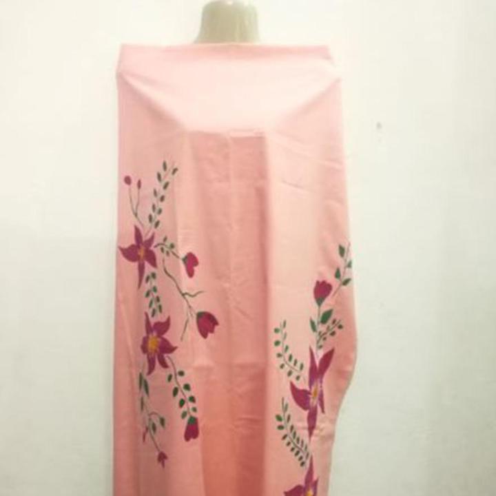 handmade fabric paint lawn cotton shirt (unstitched)