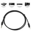 1m 3ft Toslink to Mini Plug 3.5mm Digital Optical SPDIF Cable Plated. 