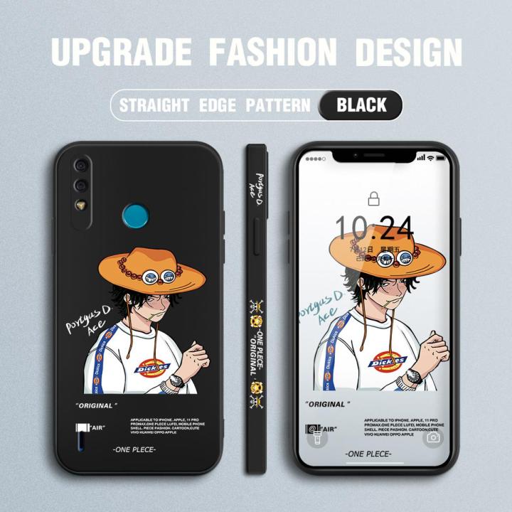 FINDWORLD for Itel A56/A56 Pro Mobile Cover Cartoon Anime One-Piece Side Design Edge Pattern Silicone Full Camera Protect Case