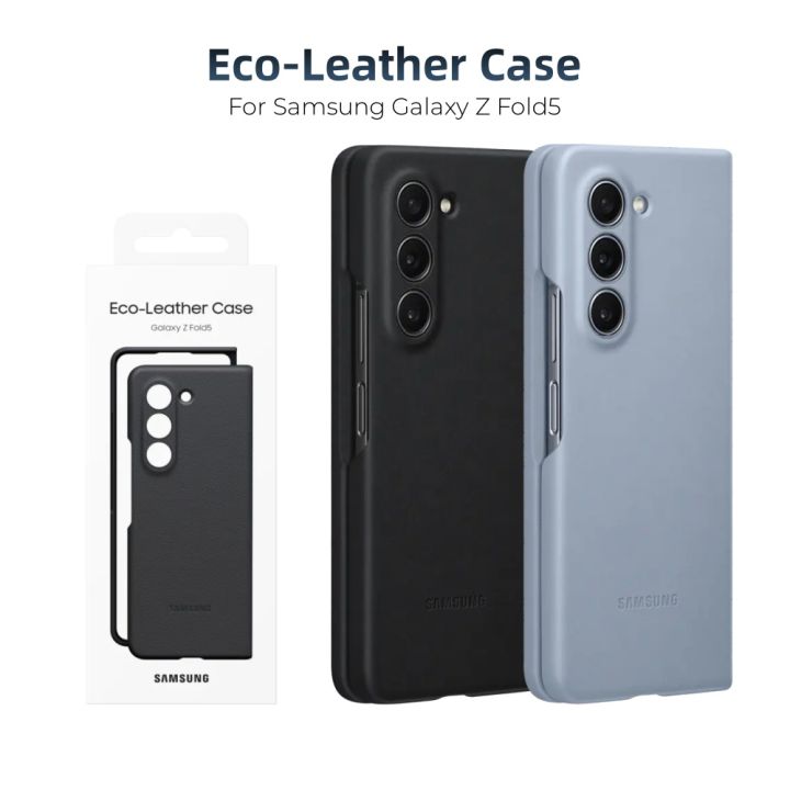 Original Style Eco-Leather Case for Samsung Galaxy Z Fold 5 Full Protective Slim Cover for Galaxy Z Fold5