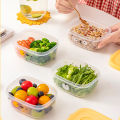 Cute Kitchen Food Storage Box Mini Portable Vegetable Fruit Sealed Preservation Box Refrigerator Food Grade Frozen Meat Organizer. 