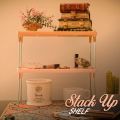 1 Piece Stack up shelf, Folding Kitchen Organizer Cabinet Shelves – foldable Shelf Stand Jar Rack Cupboard Storage Support 1 Tier Kitchen Pantry Organizer. 