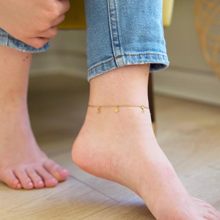 Anklet Chain Anklet Bracelets Butterfly Pendant Sandal Anklet Ankle Bracelet Foot Chain For Women Girls Silver & golden Creative .