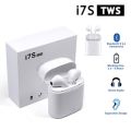 Airpods TWS i7s Mini Bluetooth Wireless Headset With Charging Doc For Android & all Phones Wireless Earbuds with Noise Cancelling Microphone. 