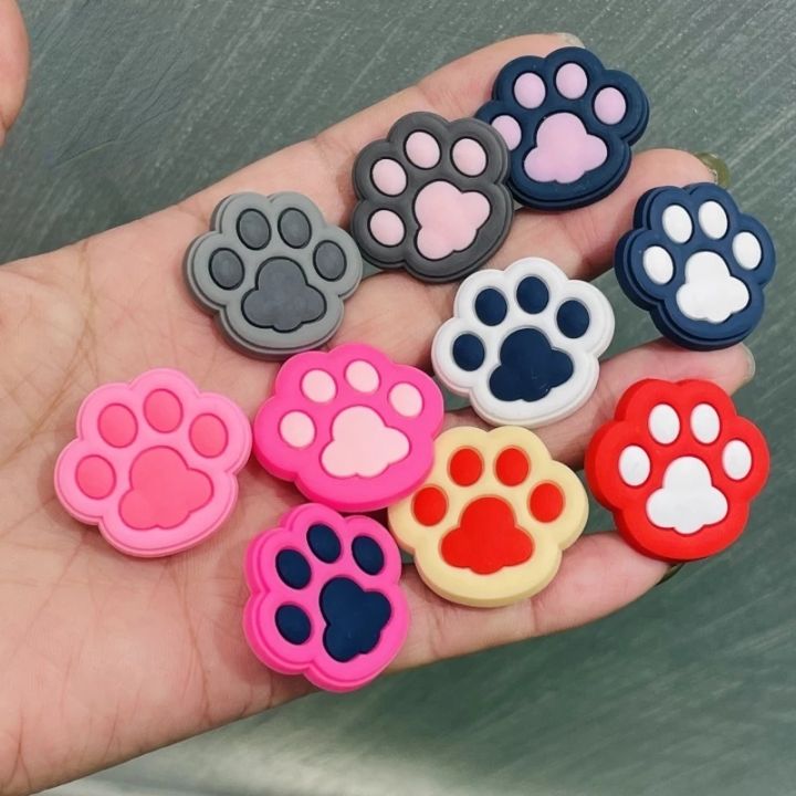 Trends jibitz crocks for Women Cartoon Cat Dog Paw Style jibbitz crocs High Quality Shoes Accessories