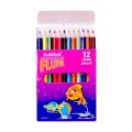 Gold Fish Adventures Of Flupa 12 Color Pencils. 