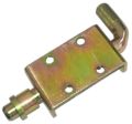 Galvanized Steel Spring Loaded Lock Pin - Barrel Bolt Door Hardware Gate - Latch Doorbolt 152mm, 1 Piece. 
