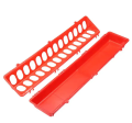 PLASTIC FLIP FLOP POULTARY FEEDER BIRDS FEEDING TRAY. 