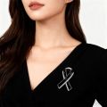 New Black Memorial Black Badge Souvenir Queen Mourning Badge Alloy Funeral Memorial Pin For Funerals and Mourning. 
