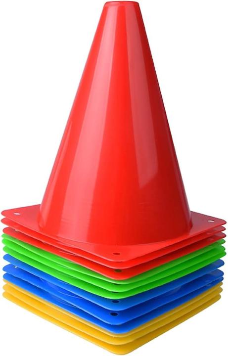 Multipurpose Football Training Cones Soccer Football Sports Speed Training Tool - Football marking Mini Size, 6inh  Multipurpose Training Cones Football Basketball, Soft & Durable Traffic Cone for Safety, Agility, Soccer, Football & Other Activities,