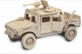 Woodcraft Construction Jeep Wooden Puzzle,. 