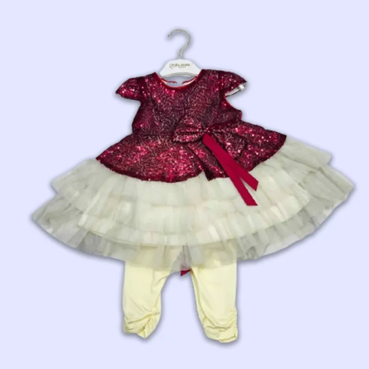 Imported%20Fancy%20Baby%20Frock%20with%20trouser%20For%20(6%20-%2018%20months)%20-%20Image%204
