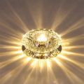 Aisle Flush LED ceiling lamp living room crystal corridor aisle lights LED Ceiling Lights Luces Front techo Balcony lamp Porch light Warm White 3W. 