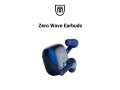 Zero Wave Earbuds | TWS Bluetooth Wireless Earbuds | Deep Bass Stereo Sound | Touch Control | Noise Reduction | Charging Case. 