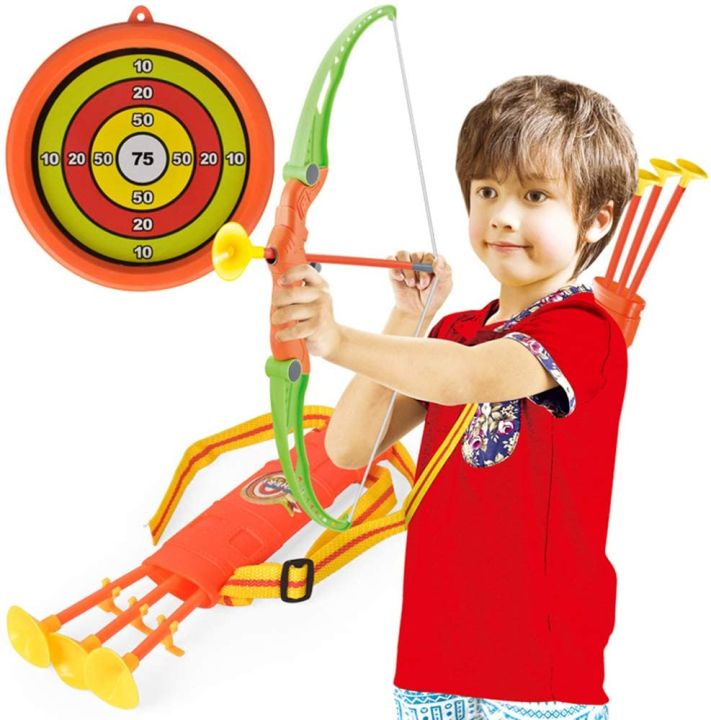 Kids%20Bow%20and%20Arrow%20Set%20Archery%20Toys%20with%20Suction%20Cups%20Arrow%20Target%20and%20Quiver%20Outdoor%20Toys%20for%20Toddler%20and%20Children%20-%20Image%202