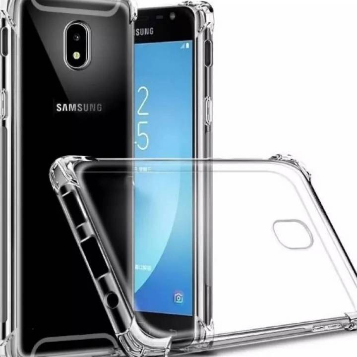SAMSUNG J7 PRO Anti Shock Back Case Back Cover (Soft Jelly Cover) with Bumper Edges