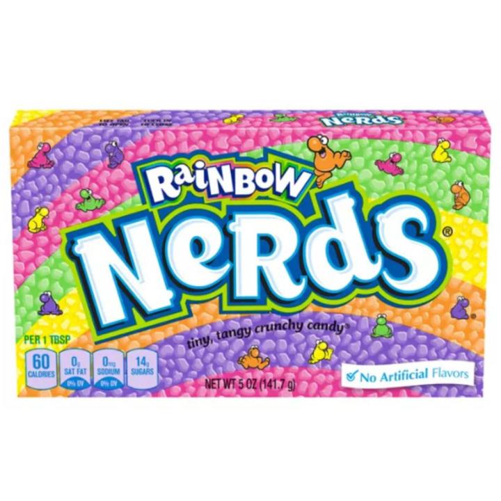 Rainbow NERDS Candy Box of 141.7 gram (Made in USA)