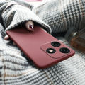 Biruiqu For Tecno Spark 10C Shockproof Anti Slip Soft TPU Sandstone Matte Back Case Cover. 