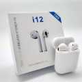 Air Pods pro & I12 Wireless Eardus TWS Hand Free with 5.0 Bluetooth with High Quality Sound And Base with Noise Cancelation best for gaming / Earbuds compatible with all the Devices. 