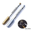 Metallic markers Golden And Silver for wood paper plastic glass sheets rocks metal iron. 
