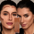 【No-profit】 Matte White Highlighting Contouring Stick Brightening Skin Tone Concealer Pencil 2 IN 1 Smooth Matte Bronzers Makeup Pencil. 