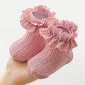 【HOT】 2022 Fashion Newborn Toddlers Girls Ruffled Socks Frilly Cotton Ankle Socks With Lacework Decoration 0-12Y Baby Boy Baby Clothes. 