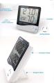HTC-1 LCD Digital Thermometer Hygrometer Time Clock Car Indoor Outdoor Moisture Temperature Humidity Meter Tester Weather Sation. 