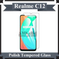 Realme C12 Tempered Glass Screen Protector Premium High Quality Polish Glass For Realme 12. 