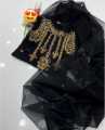 MSJ Fabrics New Arrival 3 Pcs Fancy Handmade Embroidery Organza Unstitched Dress For Women/Ladies. 