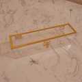 Scroll Invitation Letter Box With Golden Edge. 