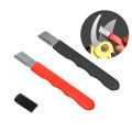 1Pc Garden Tool Sharpener Hard Alloy Steel Sharpener Handheld Quick Pocket Sharpener Tool For Gardening Pruners. 