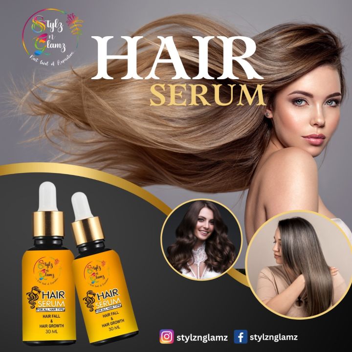 Stylz N Glamz Hair Serum For Hair Fall And Hair Growth 30ml