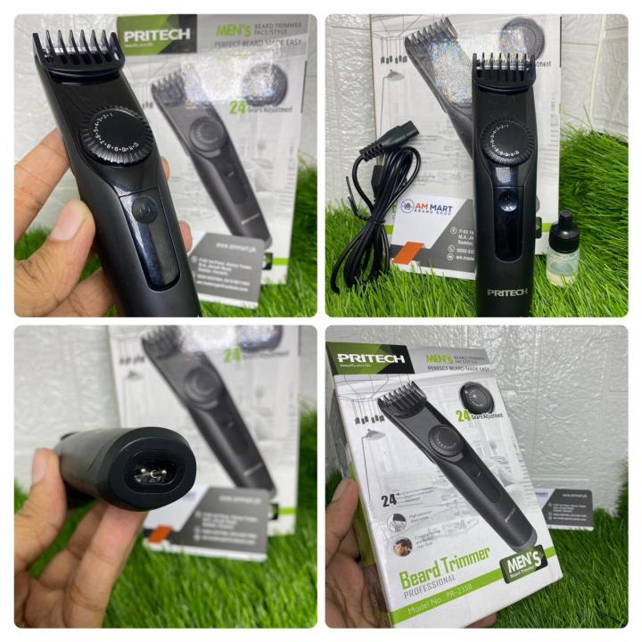 Pritech Rechargeable Beard Trimmer  for men