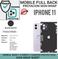 APPLE IPHONE 11 FULL BACK 360 premium Protection Skin Wrap full cover Premium Quality sheet Apple iphone 11. 