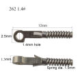 100PCS Eyeglasses Sring Insert For Repairing Broken Glasses Flex Temples Spring Hinge Replacement Accessories #262. 