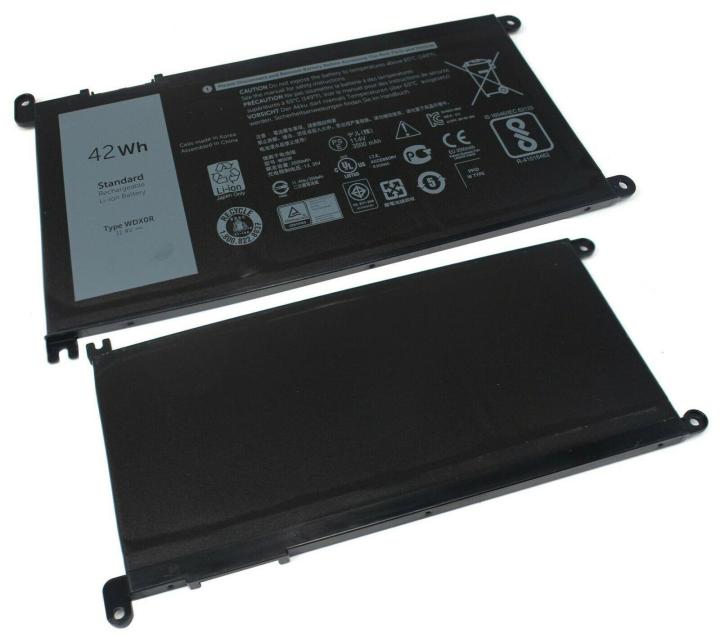 New Laptop Battery for  3 Cell Inspiron 13 5368 5378 15 5567 5568 5578 P/N: T2JX4  WDXOR   - Black