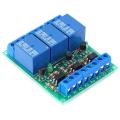 Relay Module 3 Channel High Level Trigger with Optocoupler Isolation DC 12V 10A. 