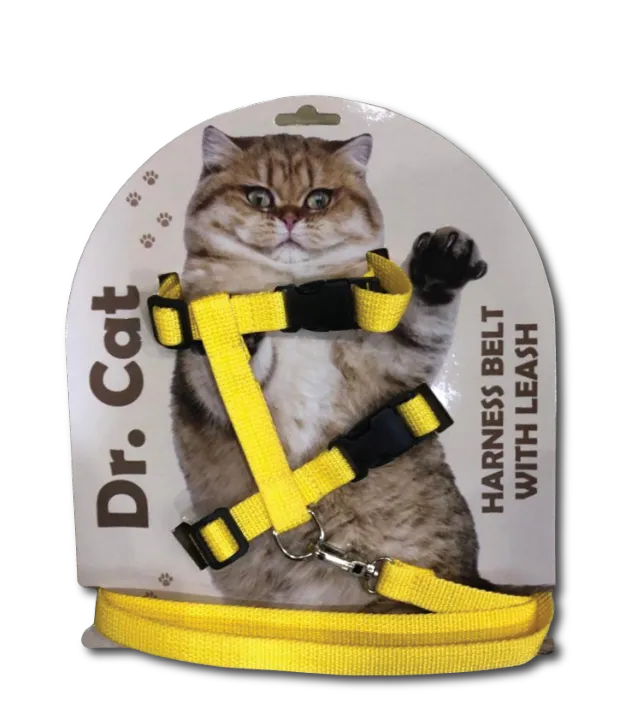 Dr.%20Cat%20Adjustable%20Cat%20Harness%20Strap%20With%20Leash%20-%20Image%202