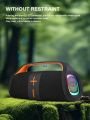 Kisonli K12 20w Bt(5.2)+edr Norm Bt/usb/tf/aux/rgb Bluetooth Portable Speaker. 