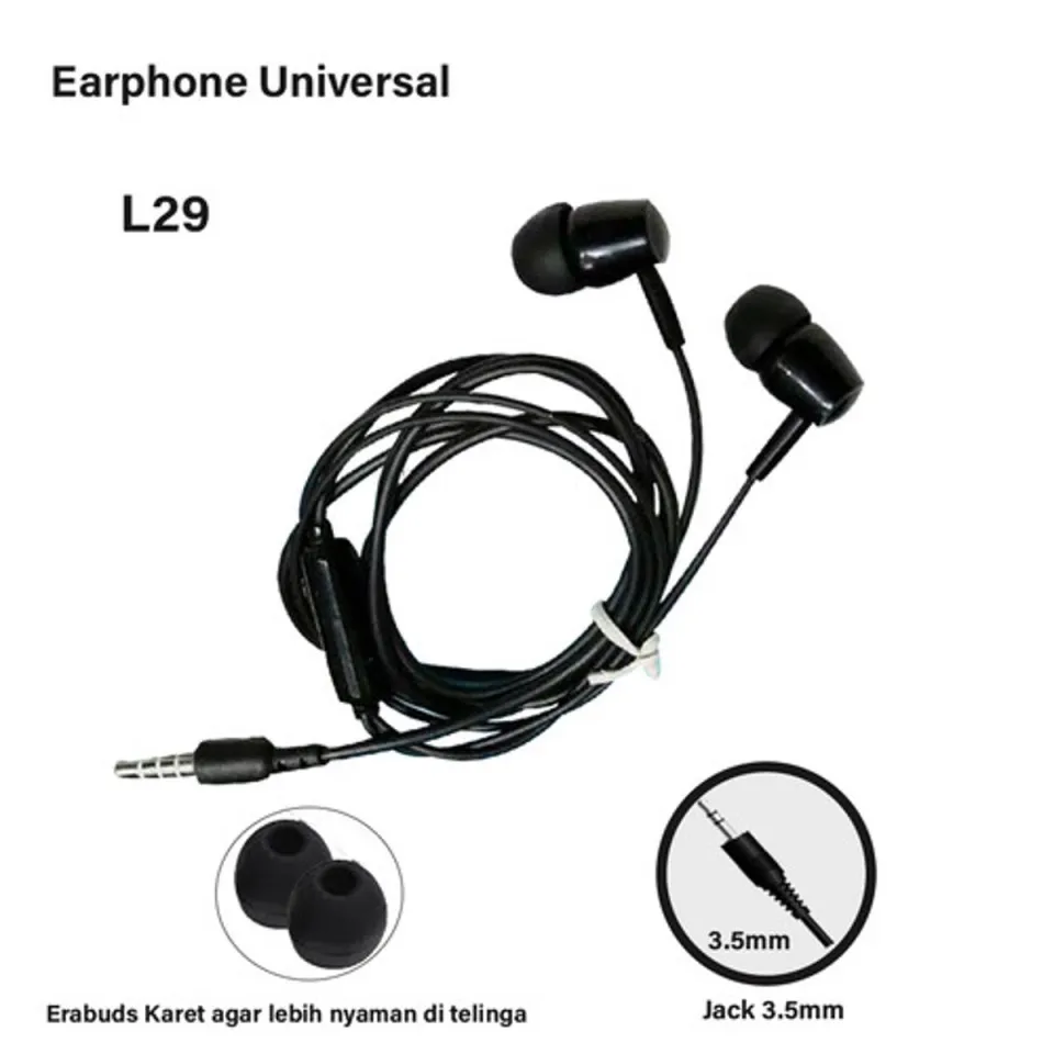 L29 Handfree High Bass Good Quality Sound Compatible with