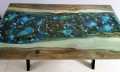 Epoxy Resin River Table, Epoxy Table, Coffee Table. 