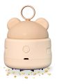 Face Value Mini Desktop Vacuum Cleaner with USB Charging, Cleaning Brush, Bear Head Ring for Easy Grip, 360° Swivel Portable Vacuum Cleaner for Keyboards Office Desks and Other Dusty Debris. 