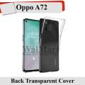Oppo A72 Back Cover Transparent Soft Silicone Crystal Clear Case Cover For Oppo A72. 